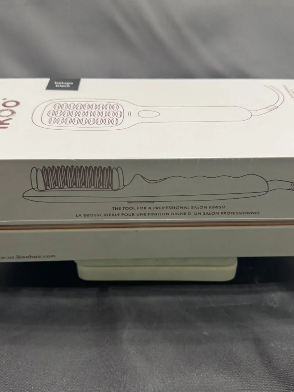 ikoo Hair Straightening Brush IKOO E-Styler Jet Beluga Black